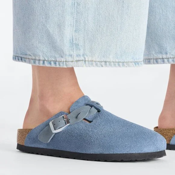 NWT BIRKENSTOCK Boston Braided in Elemental Blue - 39 - Picture 3 of 8